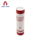 Metal Round Wine Packing Box Decorative Gift Liquor Tin Can Package Wholesale Alcohol Bottle Box Wine Tin