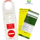 Logo Customization Construction ABS Material Plastic Multifunction Scaffolding Tag for Construction Site