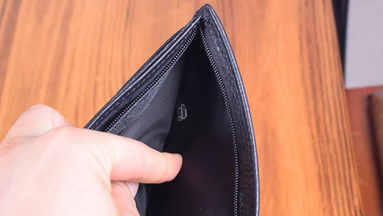 gps fashion magic genuine leather anti-theft smart wallet for