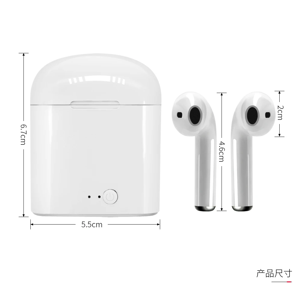 i7s tws i7mini i8 i9tws i10- tws i11 i12 Dual earphone wireless charging earbuds - ANKUX.COM