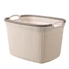 Trade Assurance New Pattern Plastic Storage Box with Handle for kitchen Bedroom Bathroom