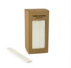 Customized paper straws box biodegradable straws box customized paper straws