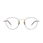 U-Top Glasses My Optical Roots Eyeglasses Golden Round Optical Frames For Reading B6048M