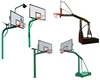 Outdoor movable height adjustable portable leisure basketball stand with SMC backboard
