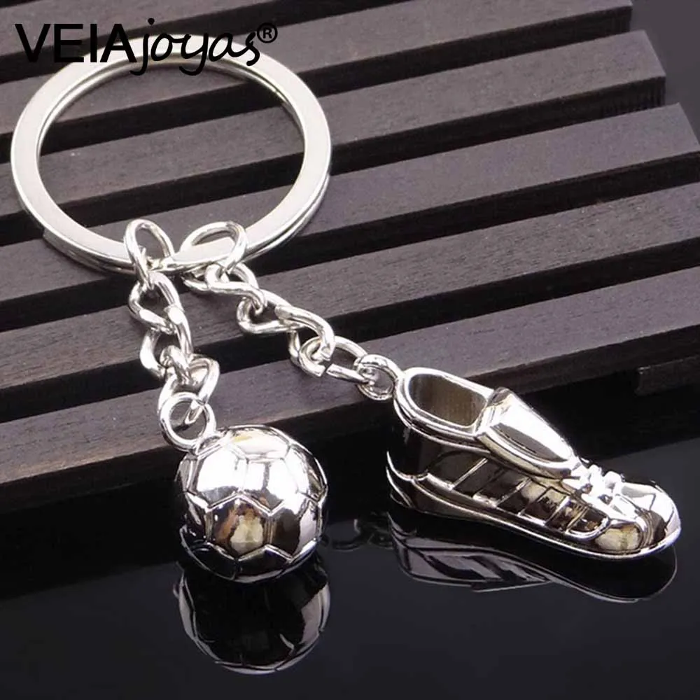 Unique-Soccer-Shoes-Football-Ball-Stainless-Steel-Metal-Keychain-Key-Chain-Ring-Gift (1)