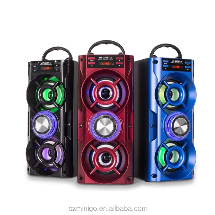 Shenzhen Factory Home Theater karaoke MS105 bt Speaker big wooden speaker - ANKUX.COM