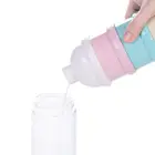 3 compartment BPA free PP baby portable plastic milk powder dispenser container