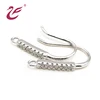 Fashion earring designs 925 Silver earring finding earring hooks for jewelry making