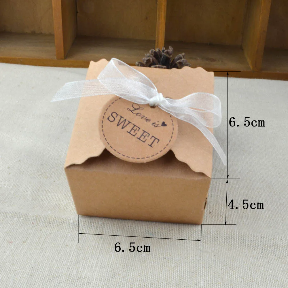 wedding gift favor boxes party candy box packaging with ribbon