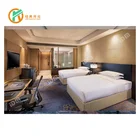 IDM-114 China Supplier Hotel Bedroom Furniture Solid Wood MDF Modern Hotel Room Furniture