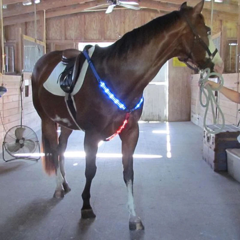 Usb Rechargeable Led Light Up Horse Breastplate For Equestrian Buy