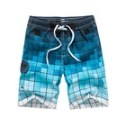 Hot sale custom design your own gradient printed micro fiber mens swimwear beachwear board shorts