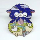 1.75 inches rose gold plating custom hard enamel pin