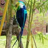 ITZZZ Realistic Amusement Park Attractive Simulation Animal Parrot Feather Birds decoration gardenfor sale