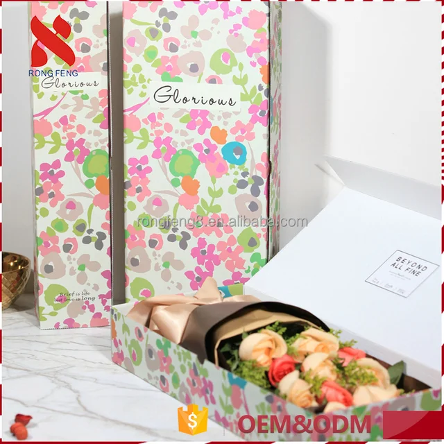 custom printed color cardboard high-end boxes hot transfer print