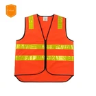 New Road Reflex Mens Reflective Orange Safety Vest