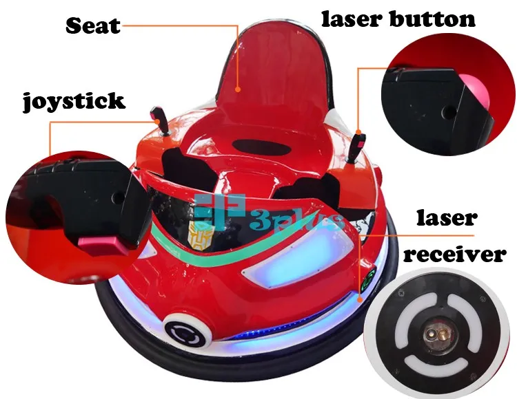 360 Degree Rotation Swing Bumper Car Baby Kids Battery Operated Electric ufo Car Children Ride Rocking Bumper Car