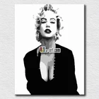 Reproduction pop art black and white paintings for modern home decoration