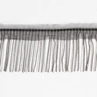Wholesale double colors metal beaded long fringe trim