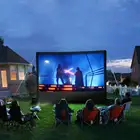 Outdoor cinema screen inflatable rear projection screen/tv screen for sale