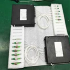 FTTH olt fttx fiber optical pvc corning 1 x n plc splitter 1 16 PLC splitter