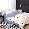 Oem wholesale folding bed room furniture bedroom Sheet set furniture blanket Aloe cotton sheet quilt cover sheet set of four