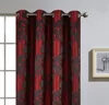 100% polyester fancy blackout jacquard window curtains for the living room
