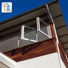 industry aluminium bi-folding windows and doors aluminium interior aluminum bifold /sliding window