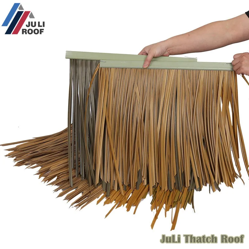 pvc plastic straw like thatch roof tile