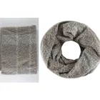 Ladies' polyester boucle striped woven scarf