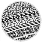 China Factory wholesale polyester Round Printed Beach Towel Custom