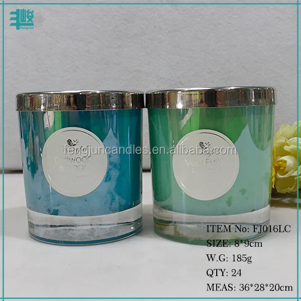 soy paraffin glass jar scented candle in luxury gift box