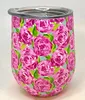 In stock Monogrammed Lilly Wine Tumbler