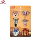 MORCART Original Design African Animals 3d Epoxy refrigerator souvenir magnet