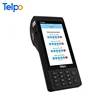 4G Android POS terminal with build-in thermal printer, barcode scanner with keyboard