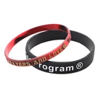 Strength Love Believe Hope Courage Faith Silicon Wristband Custom