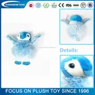 Wholesale cheap custom stuffed blue plush penguin toy