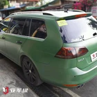 Green Car Matt Car Wrap DEREK Durable Army Green Matte Car Wrap Film 5*98FT