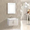 Cheap Wall Installing Bathroom Vanity Base with Ceramic Basin Sinks Cabinets