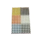 Magnetic educational toys permanent small colorful ball cube