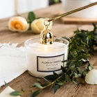 high luxury Home decoration gift box glass jar scented candle