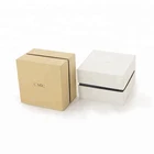 High Quality Carton Cardboard Kraft Paper Packaging Empty Magnetic Flat Folding Chocolate White Jewelry Box Logo
