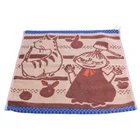 34*35 square tata 100% cotton terry jacquard yarn dyed baby face towel