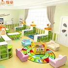 Kids Furniture COWBOY Kids Learning Center Preschool Furniture Studying Classroom Layout Solution