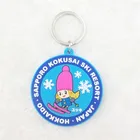 Models Key Ring Pvc Chain Soft Keyring Business Gifts Cartoon Girl Couple Custom Name Logo Rubber 3d House Keychain