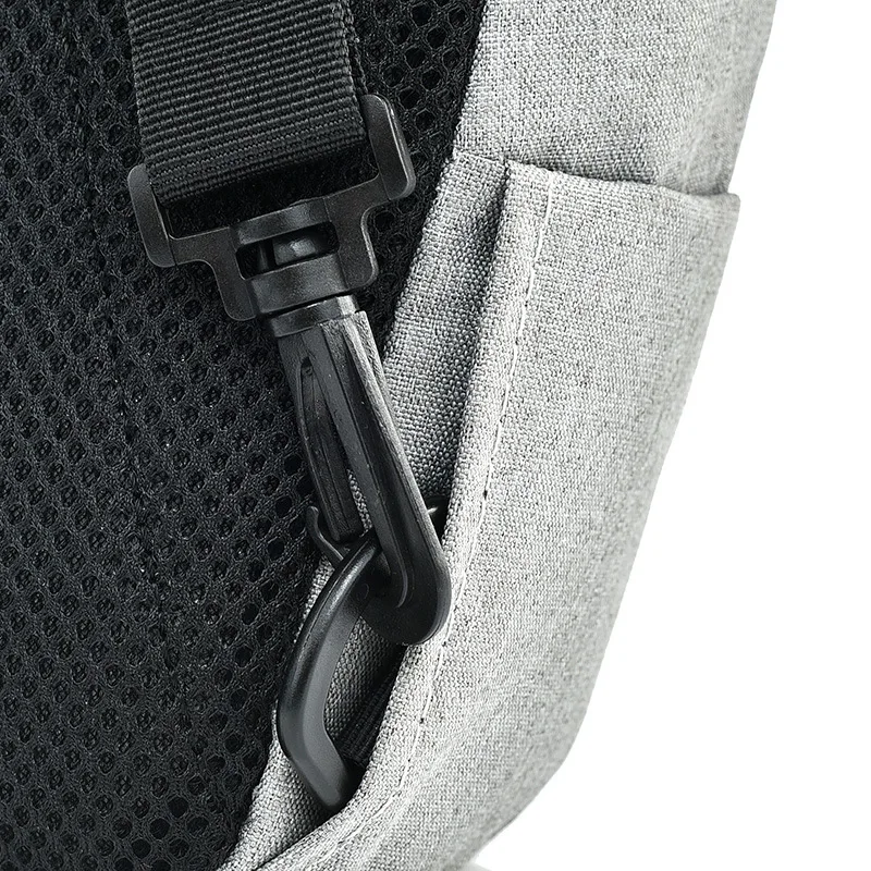 Men Women Anti Theft Backpack Canvas Headphone Hole Boys Crossbody Bag Single Shoulder Teenager Chest Bag Sac A Dos Homme BP0210 (27)