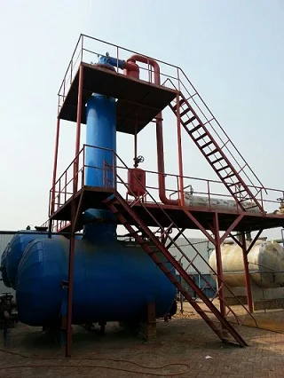 pyrolysis oil distillation plant