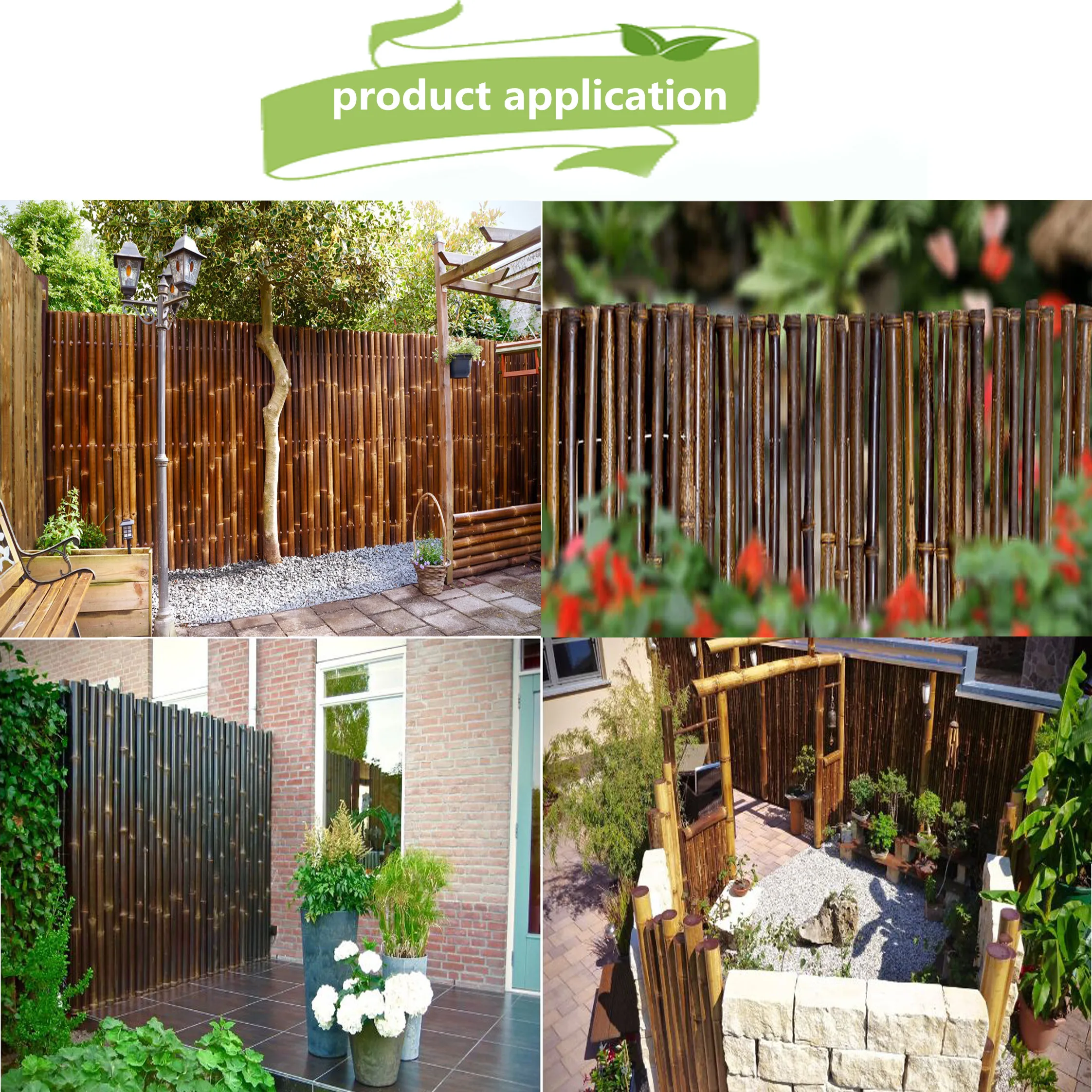 14mm-20mm  bamboo fence for garden