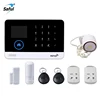 Saful newest smart home alarm WIFI+GSM home alarm system download Android / IOS APP & home burglar alarm system