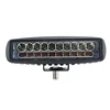20leds 60w led work light dual color 6.3inch led light bar drl 12v led driving light for car truck offroad